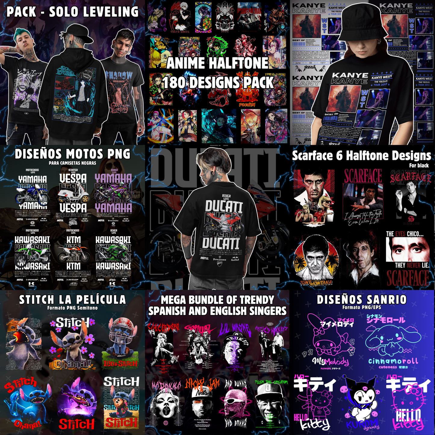 DISEÑOS PARA ESTAMPAR - MEMBRESÍA SUBLIMIDREAM - FULL ACCESS DESIGNS