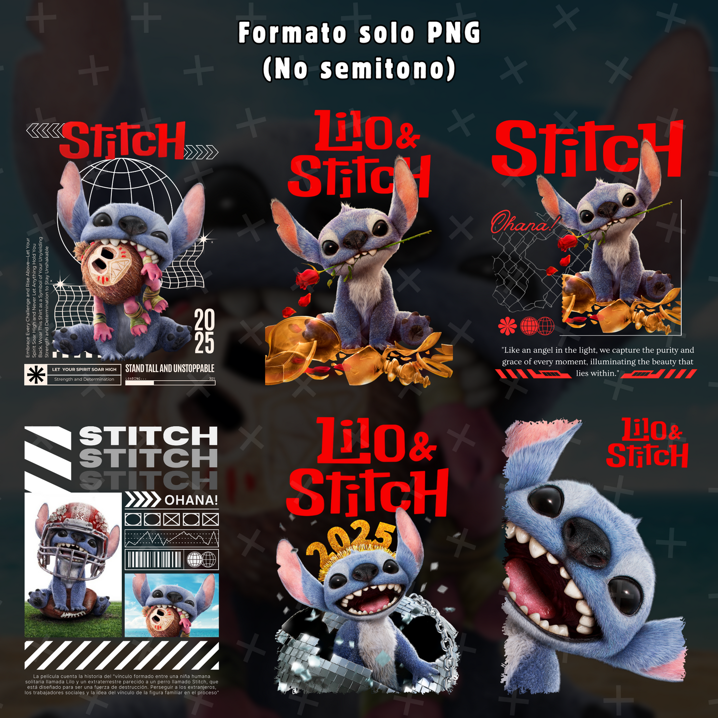 PACK DISEÑOS STITCH THE MOVIE