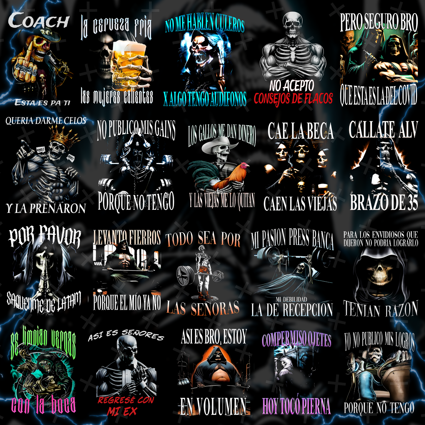 GYM - CALAVERAS MUSCULOSAS
