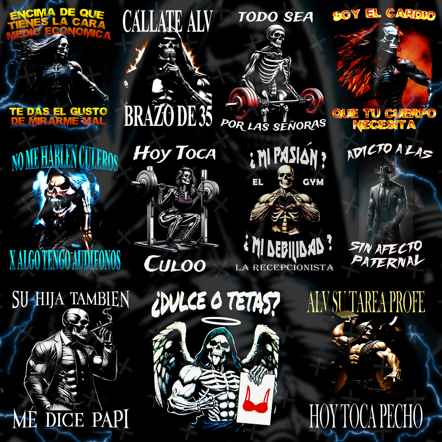 GYM - CALAVERAS MUSCULOSAS