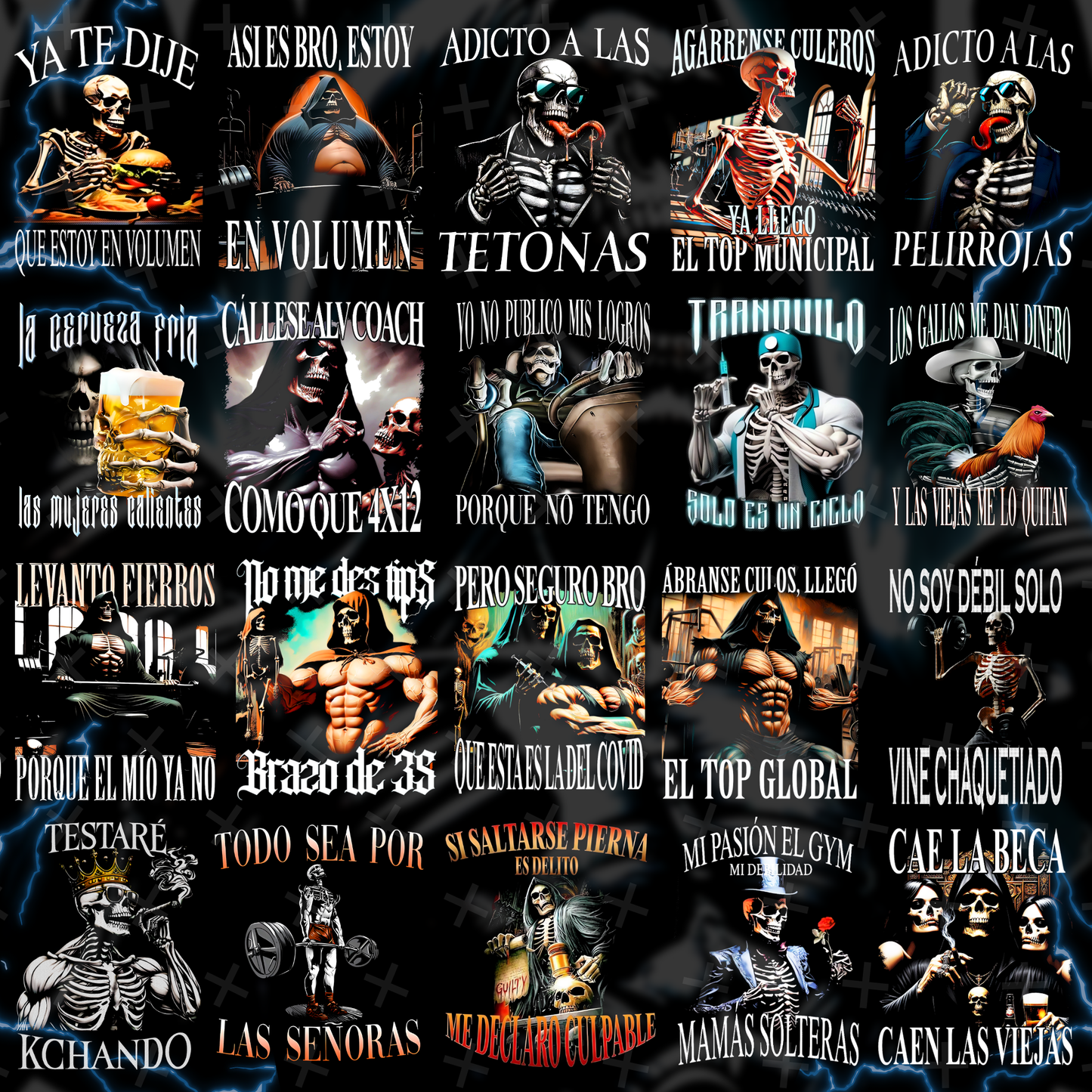 GYM - CALAVERAS MUSCULOSAS