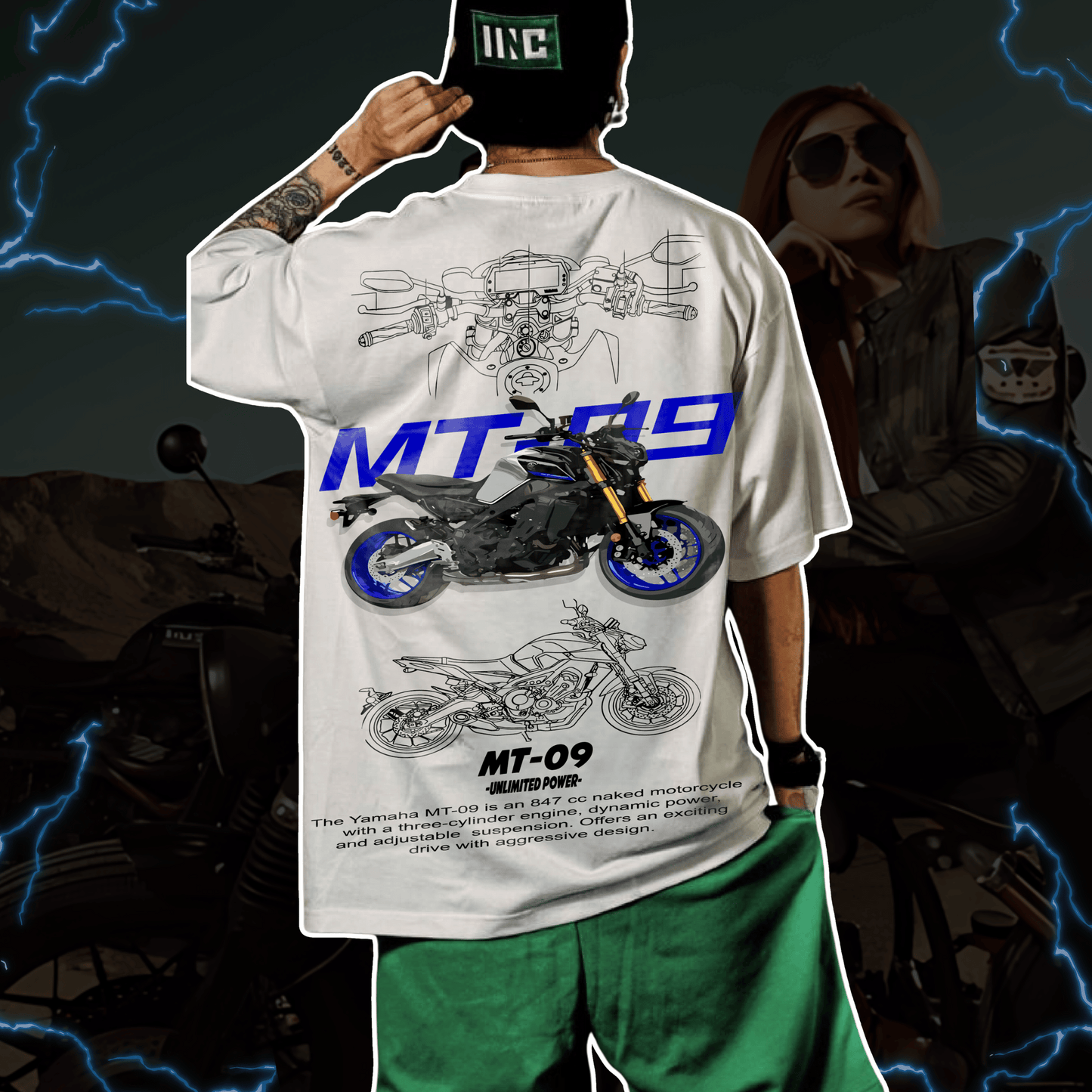 MOTOS PNG - PARA CAMISETA BLANCA