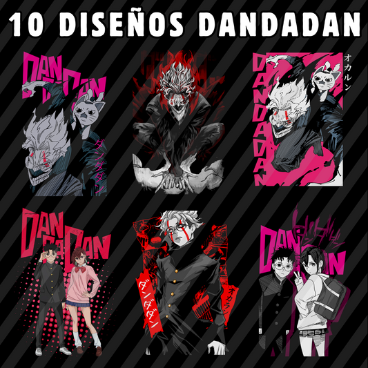 DanDaDan - 10 Diseños PNG