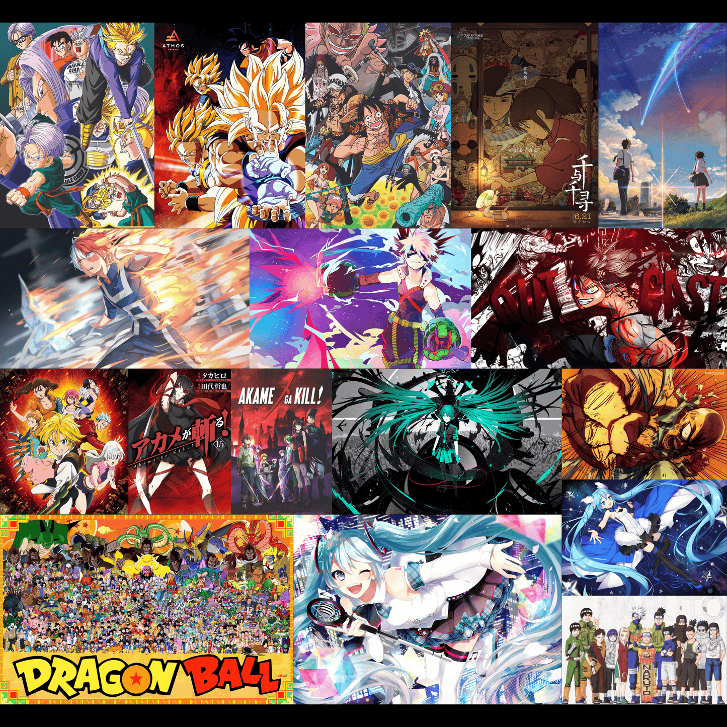 ANIME POSTERS - MEGA PACK (+700 DISEÑOS)