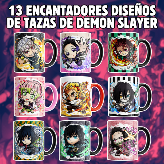 Tazas de Demon Slayer | Kimetsu no Yaiba | Anime | Kawaii