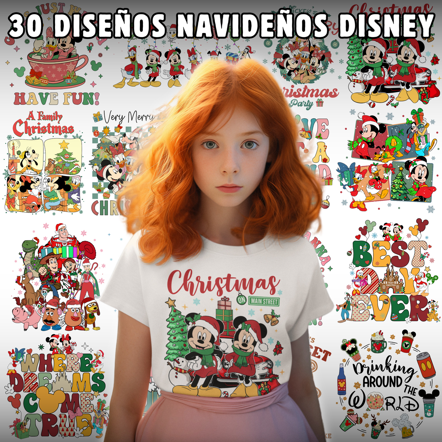 NAVIDAD | DISEÑOS DISNEY CARTOONS