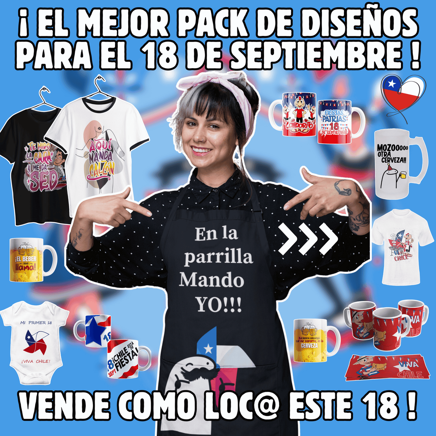 PACK Diciochero - Fiestas Patrias Chile