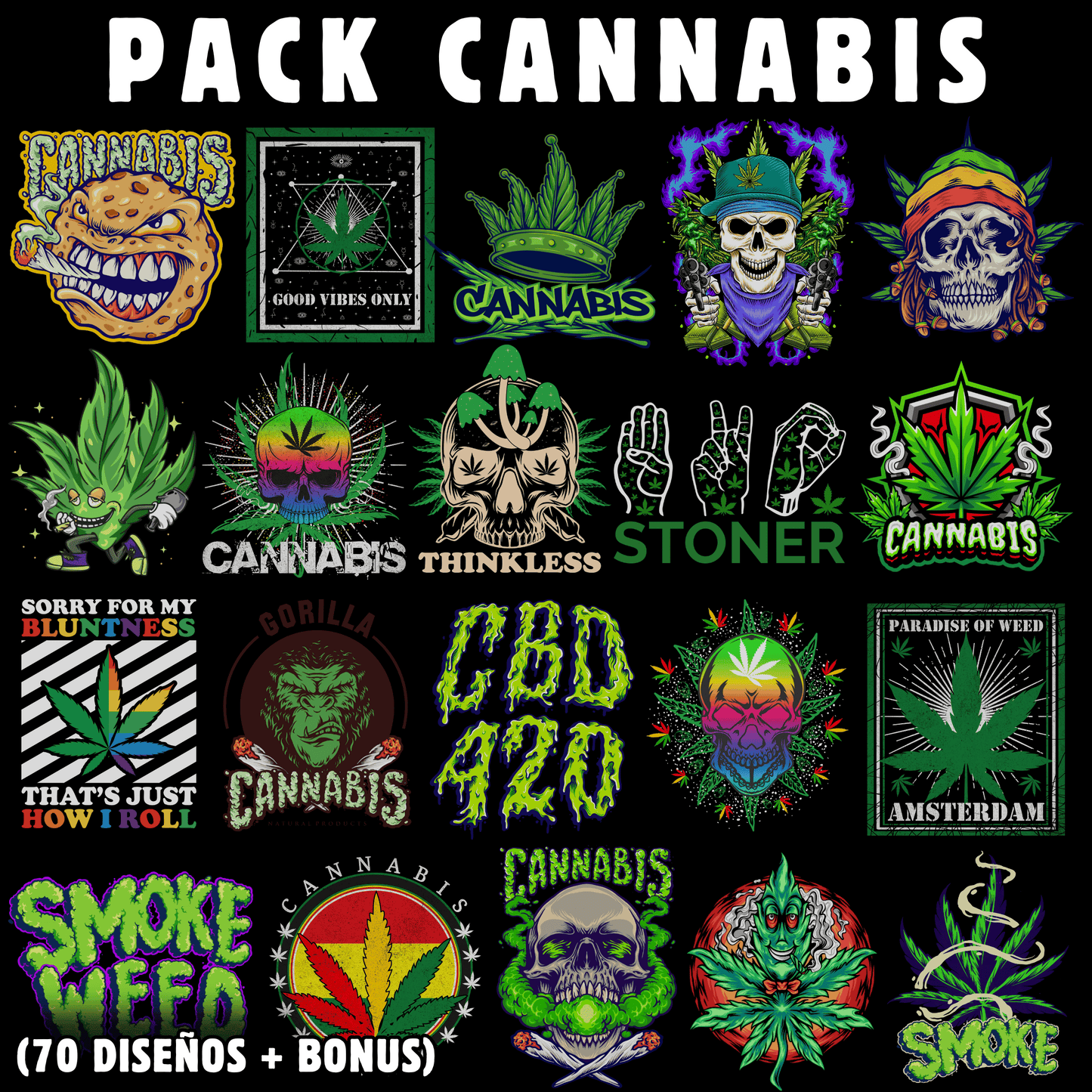 PACK CANNABIS PNG