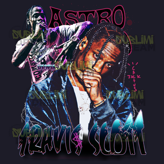 N°001 - Diseño Travis Scott PNG