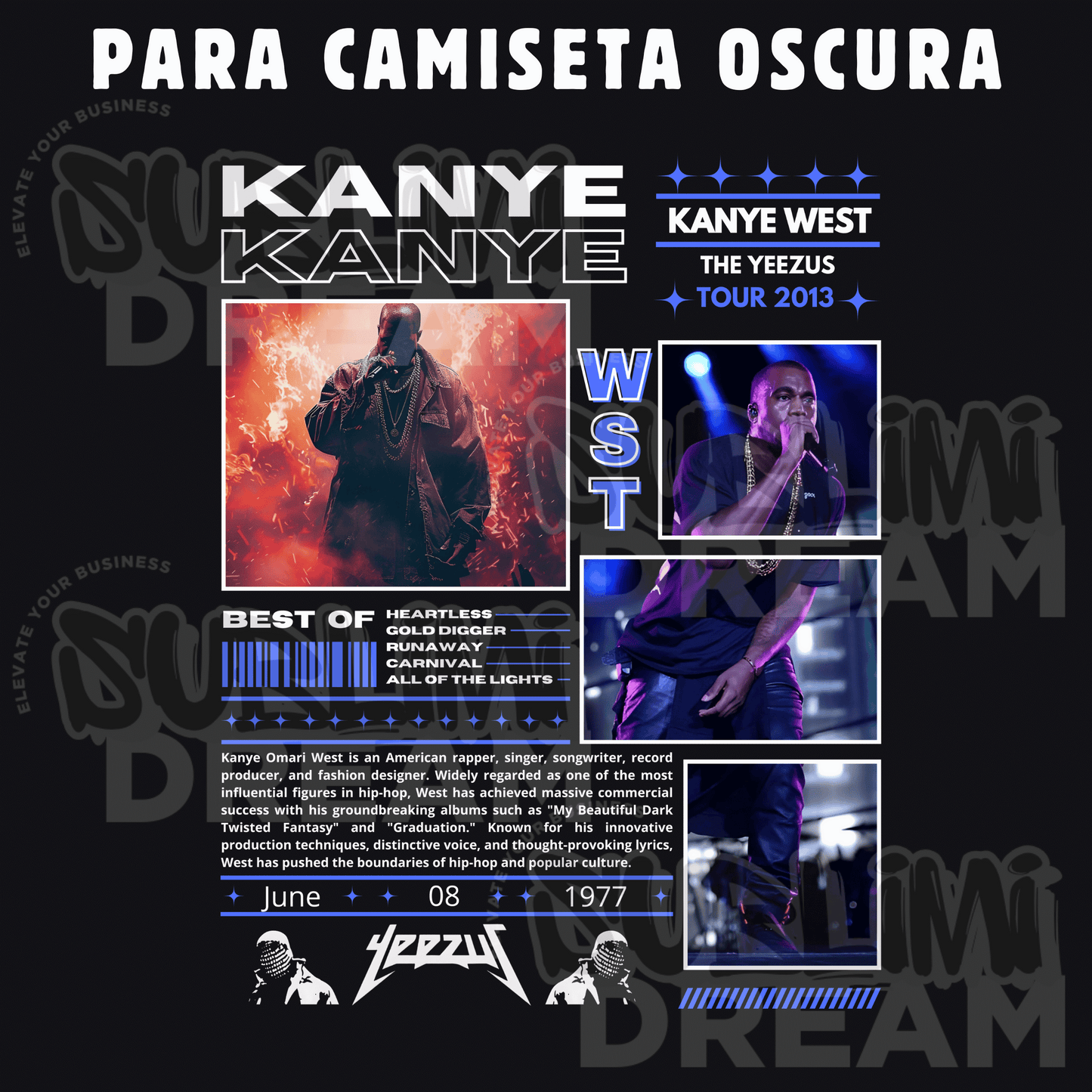 KANYE WEST - DISEÑO PRIME