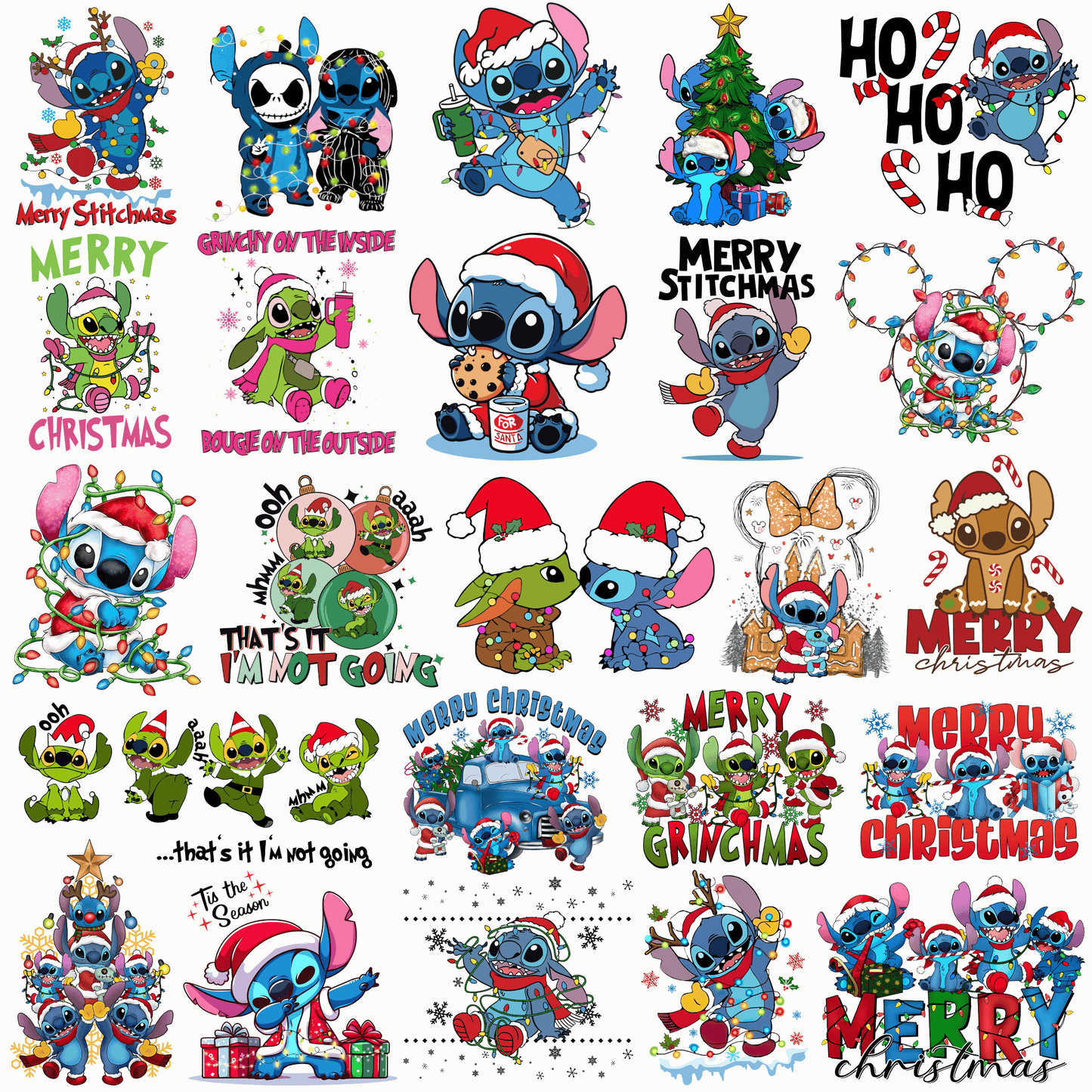 NAVIDAD | PACK DISEÑOS STITCH