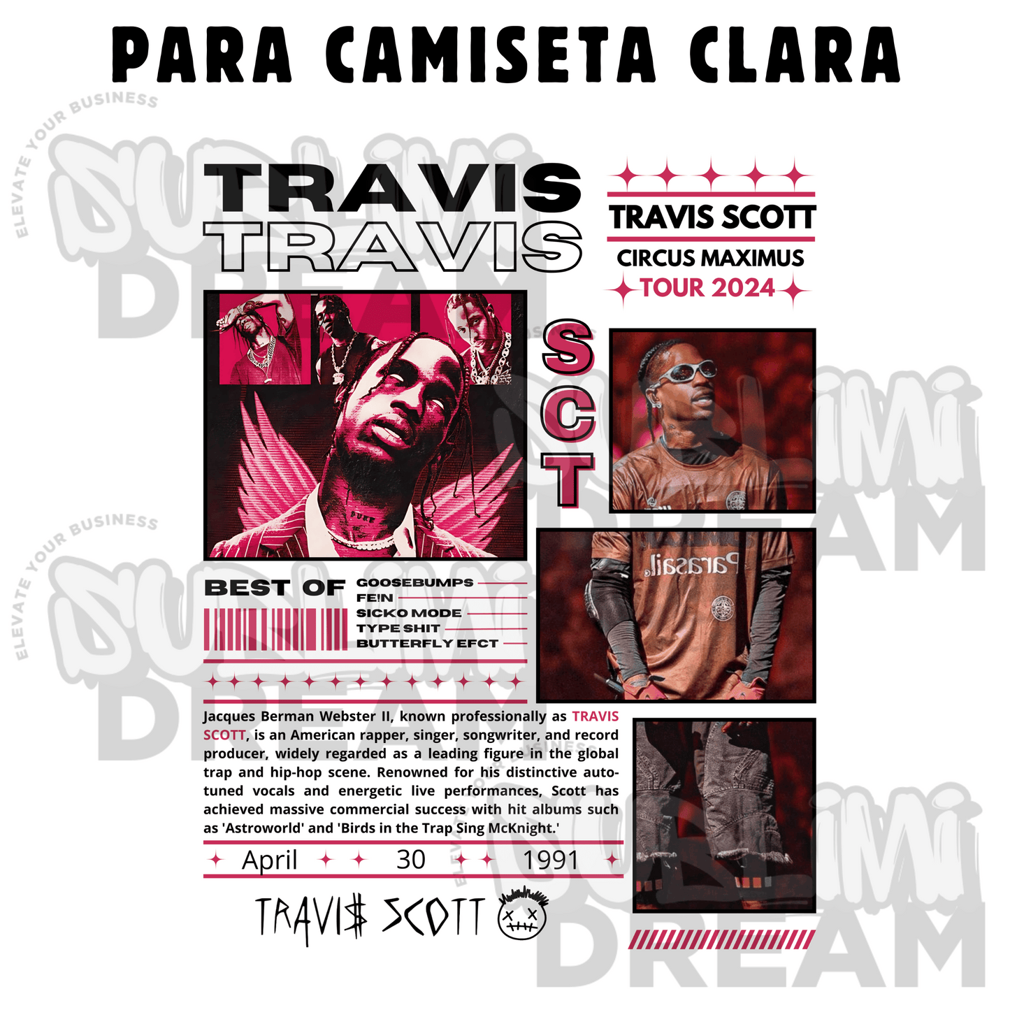 TRAVIS SCOTT - DISEÑO PRIME