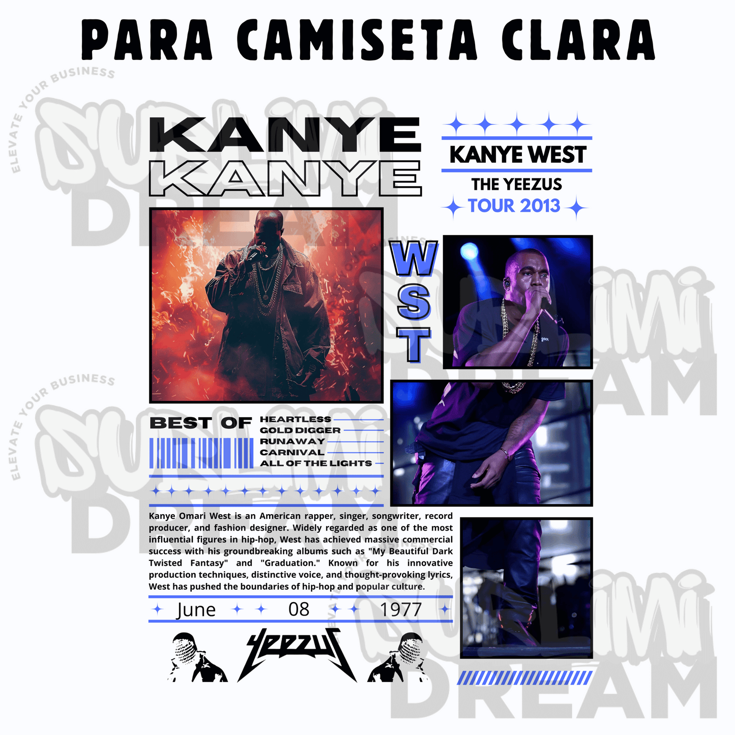 KANYE WEST - DISEÑO PRIME