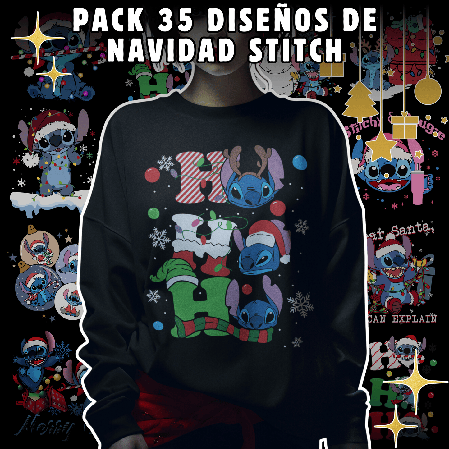 NAVIDAD | PACK DISEÑOS STITCH