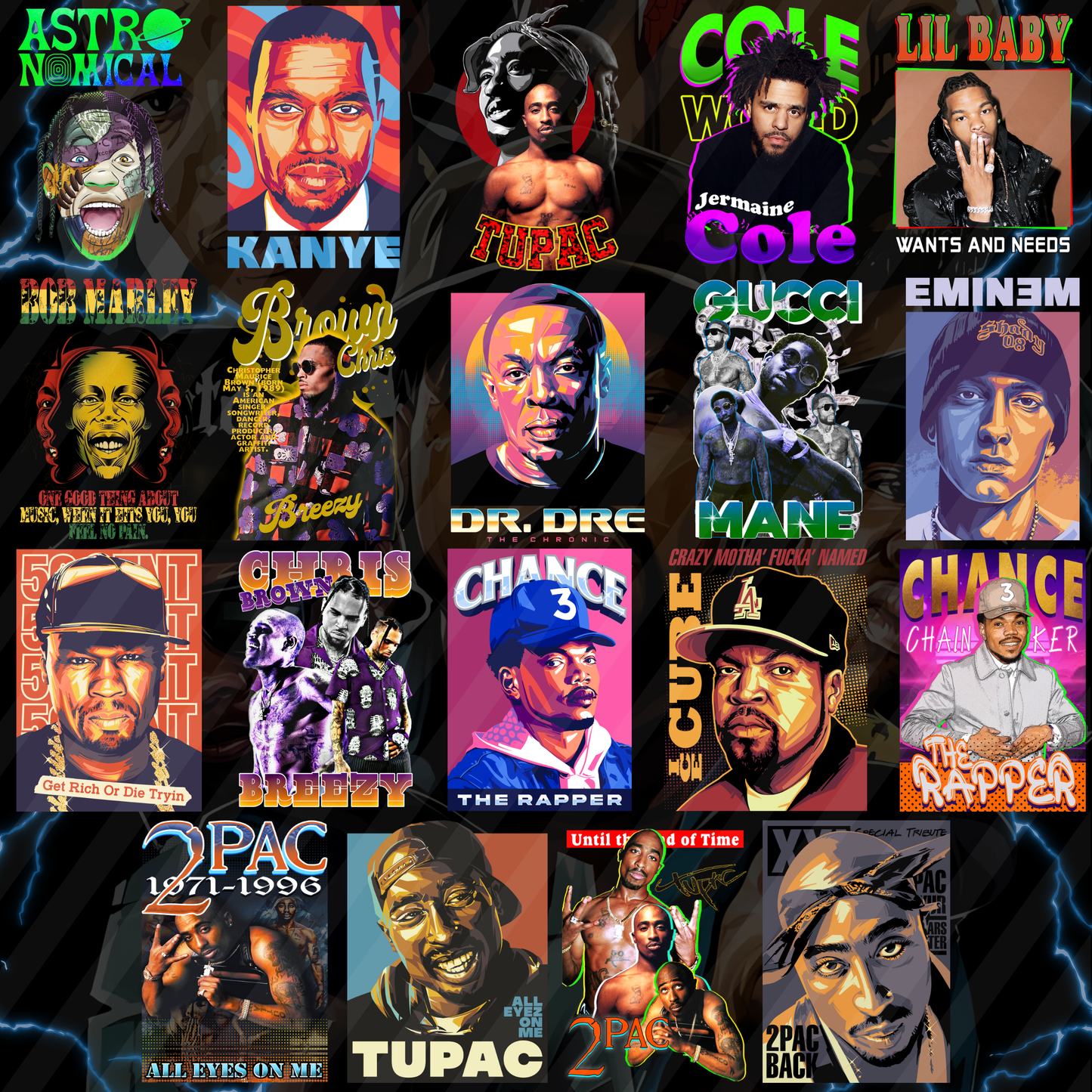 DISEÑOS RAPPERS