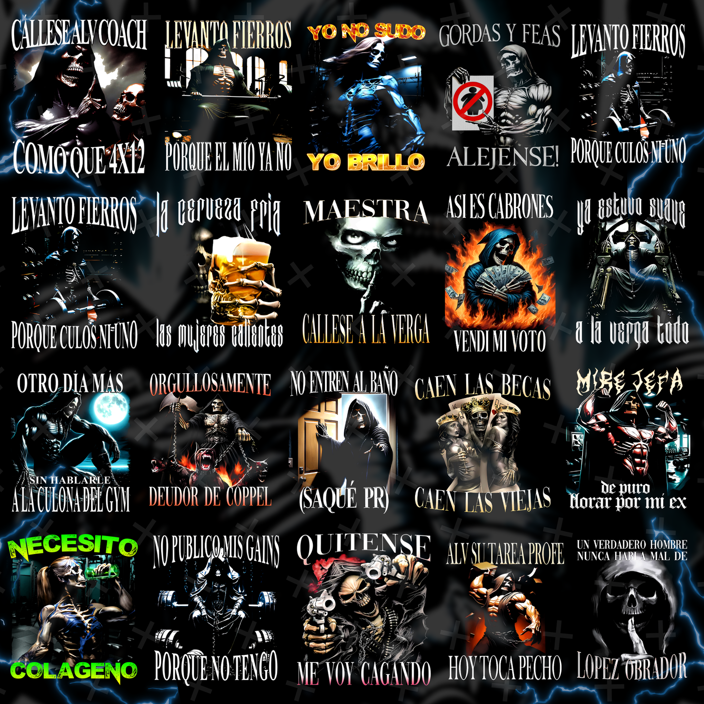 GYM - CALAVERAS MUSCULOSAS