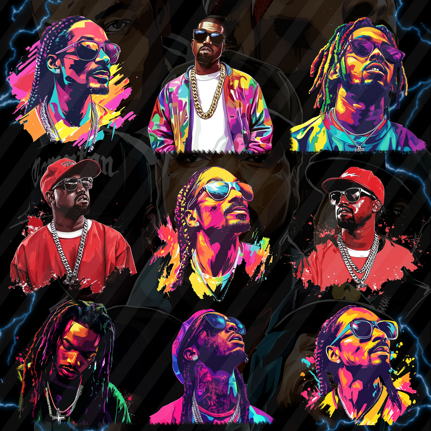 DISEÑOS RAPPERS