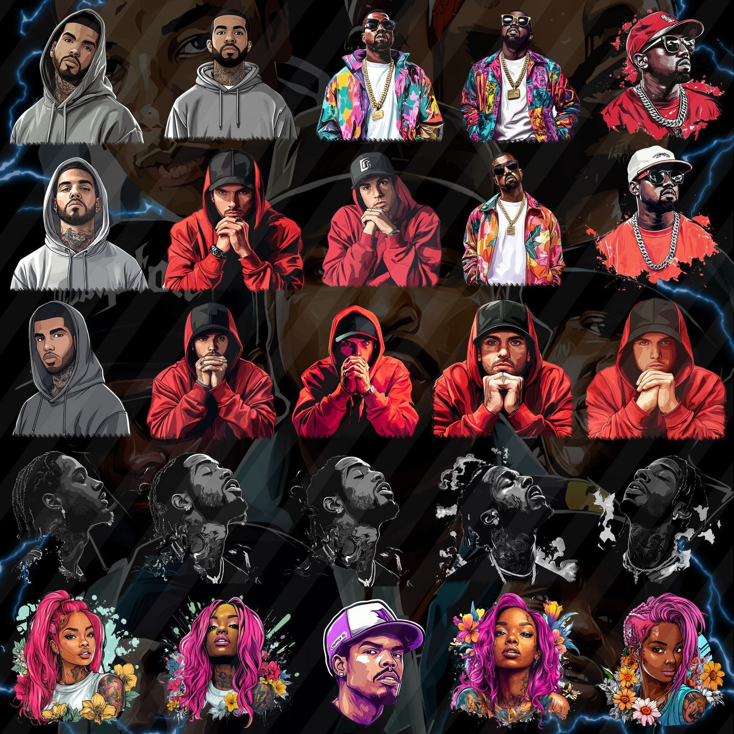 DISEÑOS RAPPERS