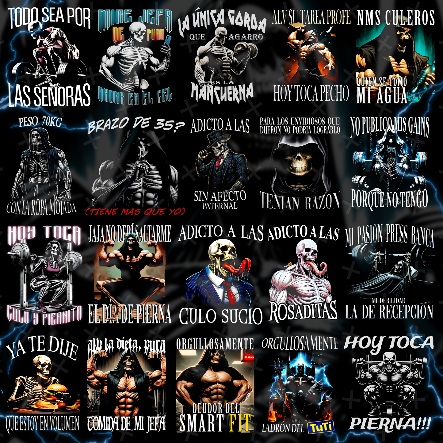 GYM - CALAVERAS MUSCULOSAS
